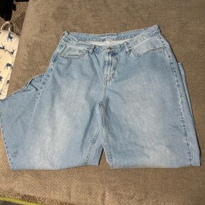 Old Navy Women's Mid-Rise WOW Baggy Wide Leg Jeans